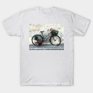 Bicycle and Flowers In France T-Shirt